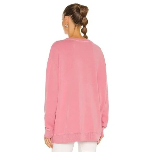 NWT Wildfox pink hotel “Roadtrip” print sweatshirt, M - Picture 4 of 6